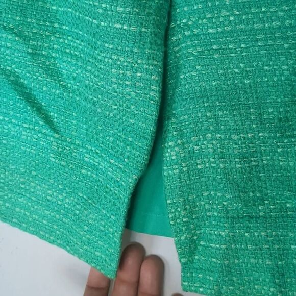 Banana Republic Woven Emerald Green Pencil Skirt 6 - Picture 13 of 13
